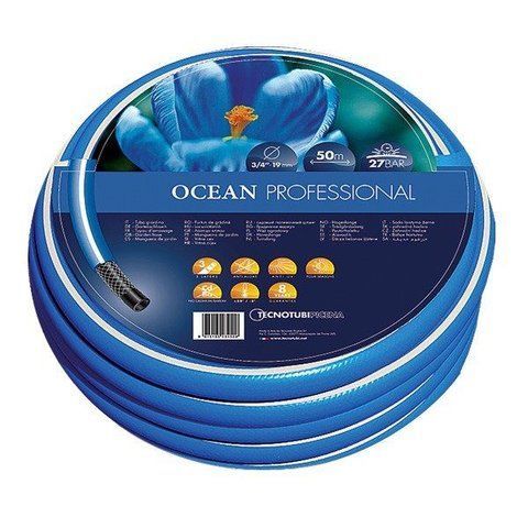 Шланг садовий Tecnotubi Ocean для поливу діаметр 1/2 дюйма, довжина 50 м (OC 1/2 50) 443 фото