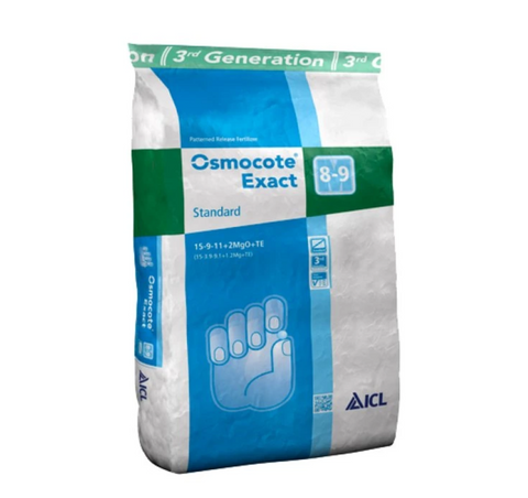 Osmocote Exact Standart 15+9+12+2MgO+TE, 8-9 міс, 25 кг 12DP11130M25 фото
