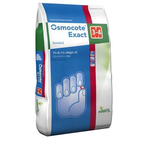 Osmocote Exact Standart 15+9+12+2MgO+TE, 3-4 міс, 25 кг 12DP11110M25 фото